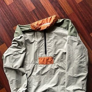 Zara Men's Green and Orange Windbreaker Set